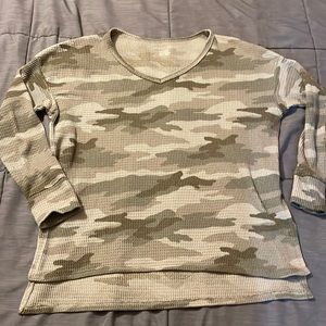 America Eagle XXS waffle long sleeve